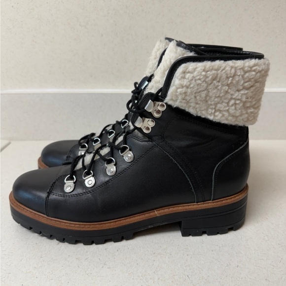 Marc Fisher Black Leather Boots - Picture 2 of 6